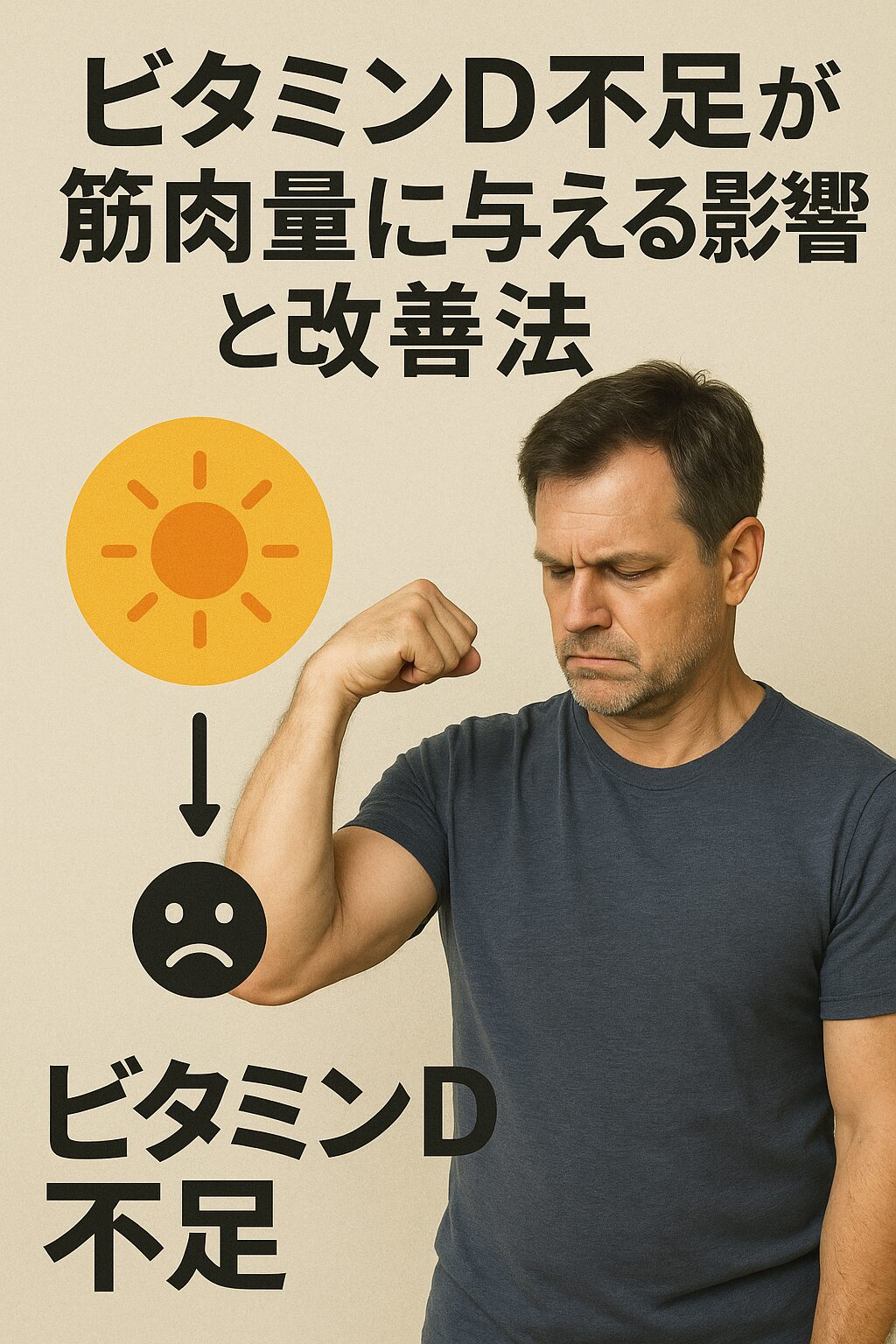 ビタミンD不足が筋肉量に与える影響と改善法｜論文でわかる筋力・回復への重要性