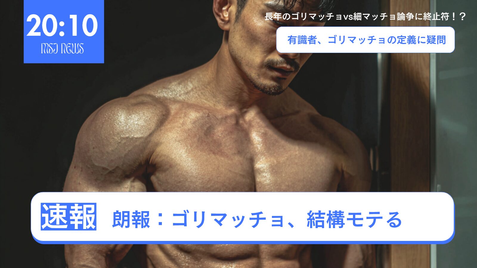 ゴリマッチョは恋愛対象外？モテない？いいや、そんなことはない。