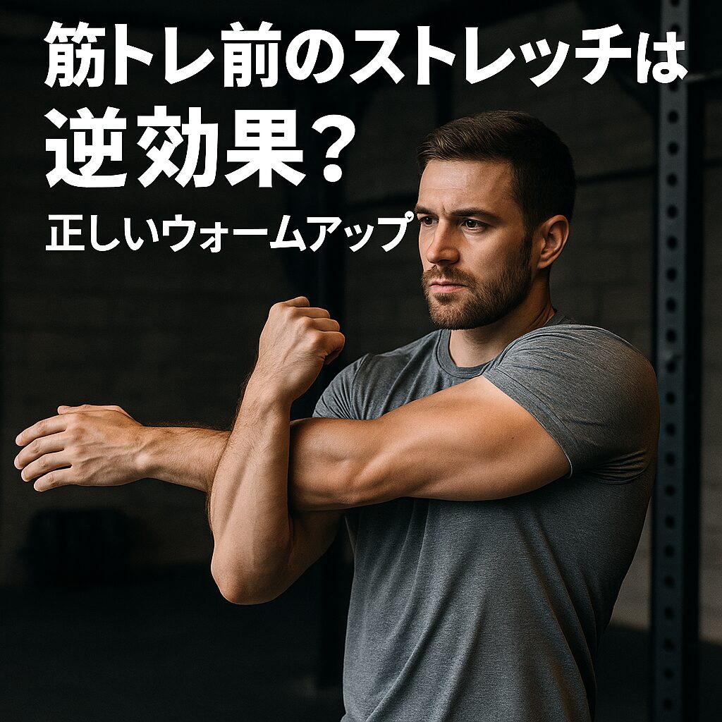 筋トレ前のストレッチは逆効果？正しいウォームアップ法を徹底解説
